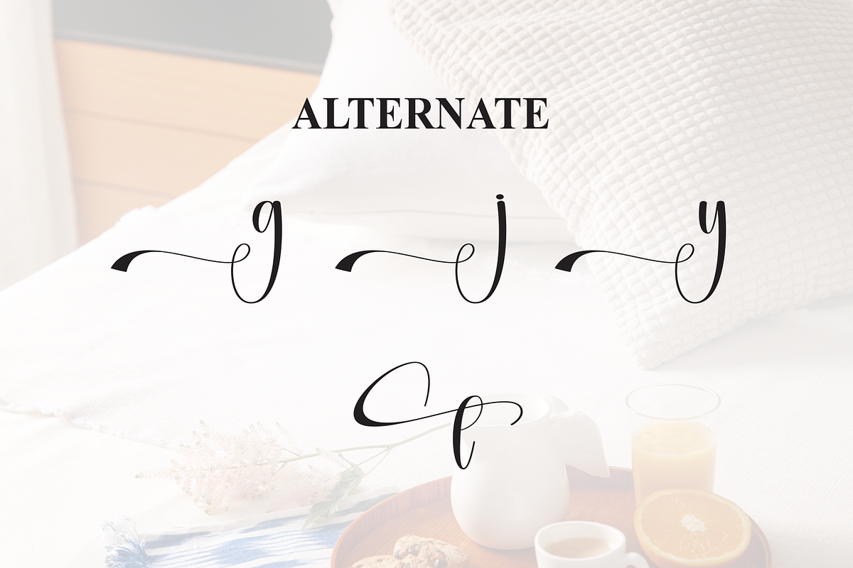 Homestay | Script Font, a Handwritten Font by Scratchones (Photo 8 of 9)