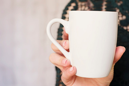 Women Hand Holding White Mug, a Beauty & Fashion Photo by MONNKA