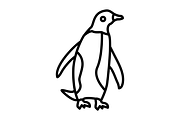 Penguin Line Icon, an Outline Icon by Pexelpy (Thumbnail 2 of 2)