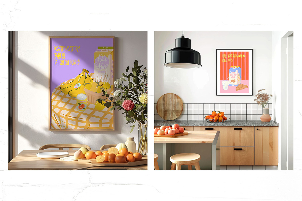 Bon Appetit Wall Arts, an Illustration by Mio Buono (Photo 7 of 9)