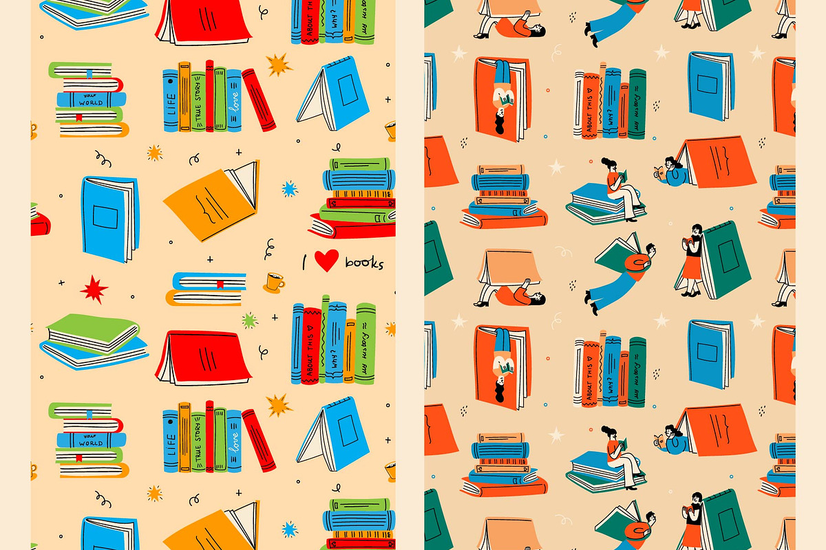 Love Books bundle, an Object Illustration by Virinaflora (Photo 6 of 8)