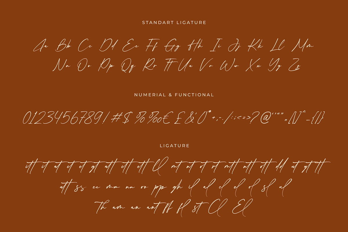 Samanta Holland Modern Signature, a Handwritten Font by RantautypeStudio (Photo 12 of 13)