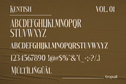 Kentish Font, a Sans Serif Font by Graptail (Thumbnail 5 of 11)