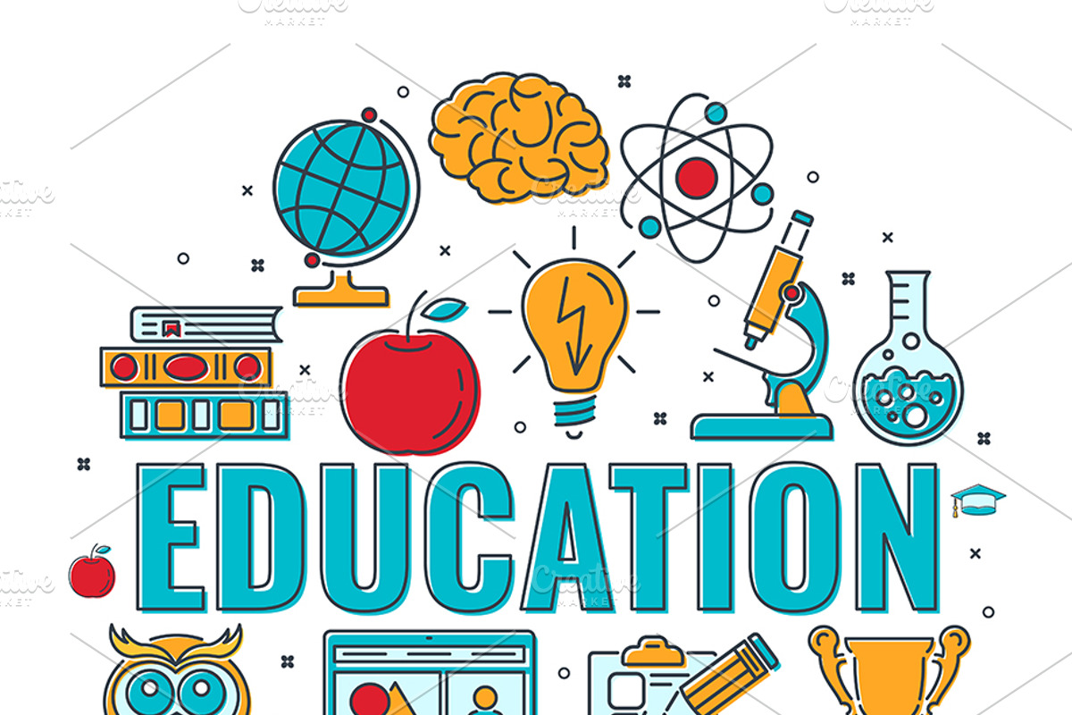 Education and Learning Banner, an Education Illustration by TAlex (Photo 4 of 6)