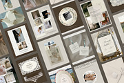 Modern Romance Wedding Canva Pack, a Social Media Template by Pani Temp. (Thumbnail 4 of 13)