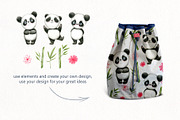 Funny Panda - color pencil clipart, an Animal Illustration by KatsiarynaKa (Thumbnail 6 of 16)