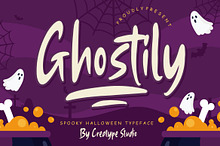 Ghostily Spooky Halloween Typeface