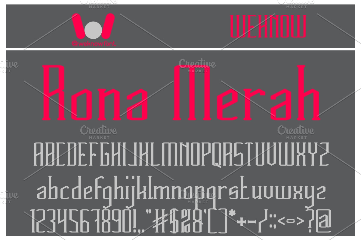 heritage font, a Font by weknow (Photo 5 of 5)