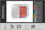 Ground beef package Mockup PSD, a Packaging Mockup by Bruno's Shop (Thumbnail 3 of 4)