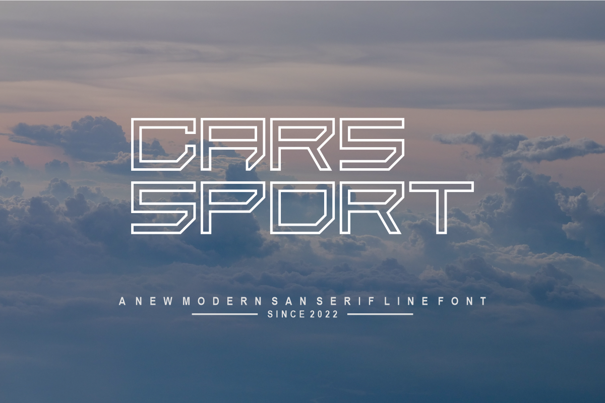 ProgbeLine, a Font by puji_hartono (Photo 2 of 5)