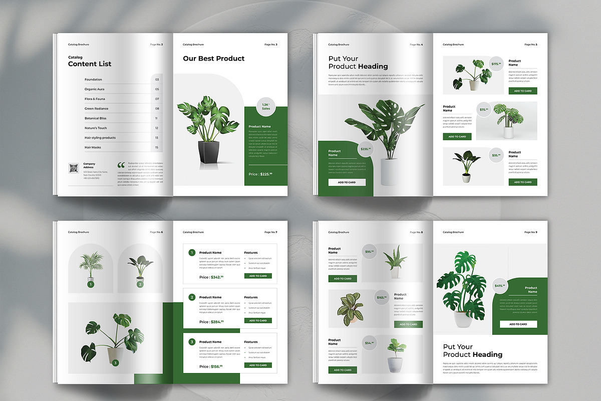 Botanic | Catalog Brochure Template, a Brochure Template by Spark_Creative (Photo 11 of 12)
