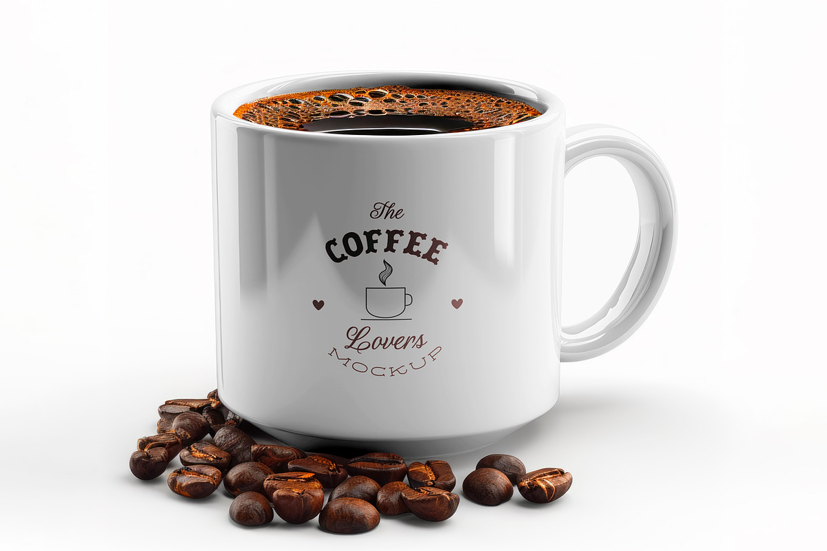Coffee Mug, a Product Mockup by OneVectorStock (Photo 2 of 2)