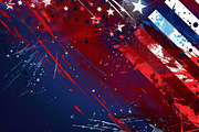July 4, the U.S. independence flag, a Background Graphic by VetalStock (Thumbnail 7 of 9)