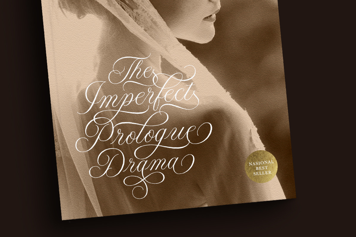 Virgolate - Wedding Font, a Script Font by Letterhend Studio (Photo 7 of 9)