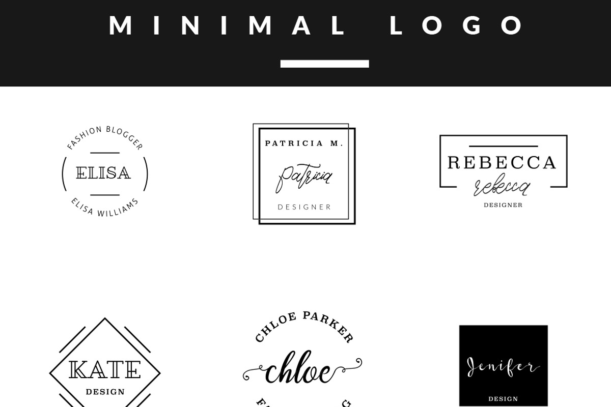 Feminine Logo Templates MINIMAL, a Branding & Logo Template by GraphicDash (Photo 8 of 8)