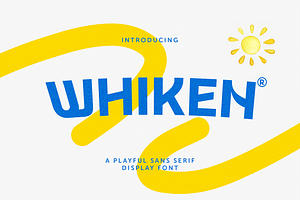 Whiken Playful Display Font