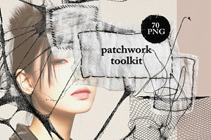 Patchwork Textile Collage Toolkit