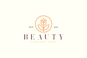Beauty Flower Premium Concept Logo, a Branding & Logo Template by Signatoro (Thumbnail 2 of 2)