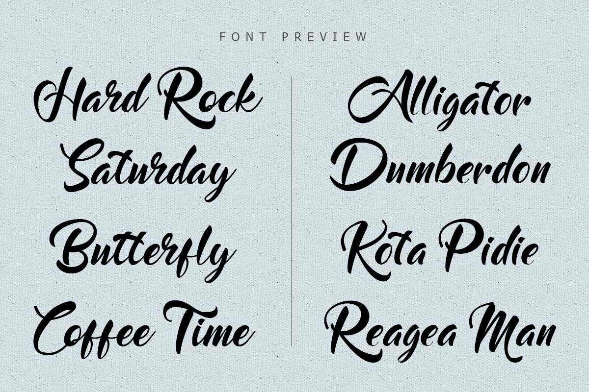 Mood Booster Font preview 3