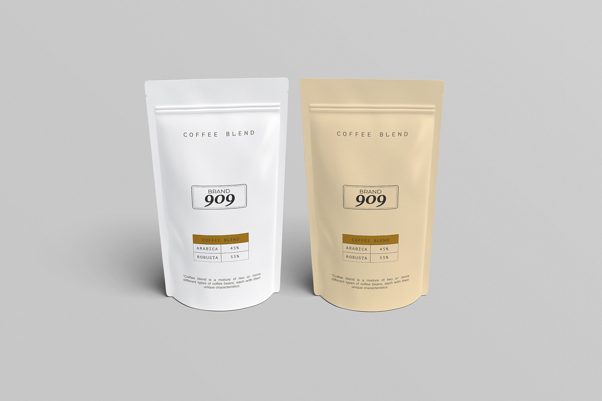 Standing Pouch Mockup, a Packaging Mockup by rahmatmoscae (Photo 2 of 11)
