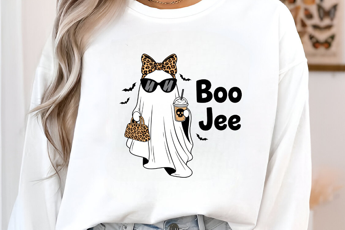 Halloween Boo-Jee Ghost Sublimation, an Illustration by DreamArtGraphic (Photo 3 of 5)