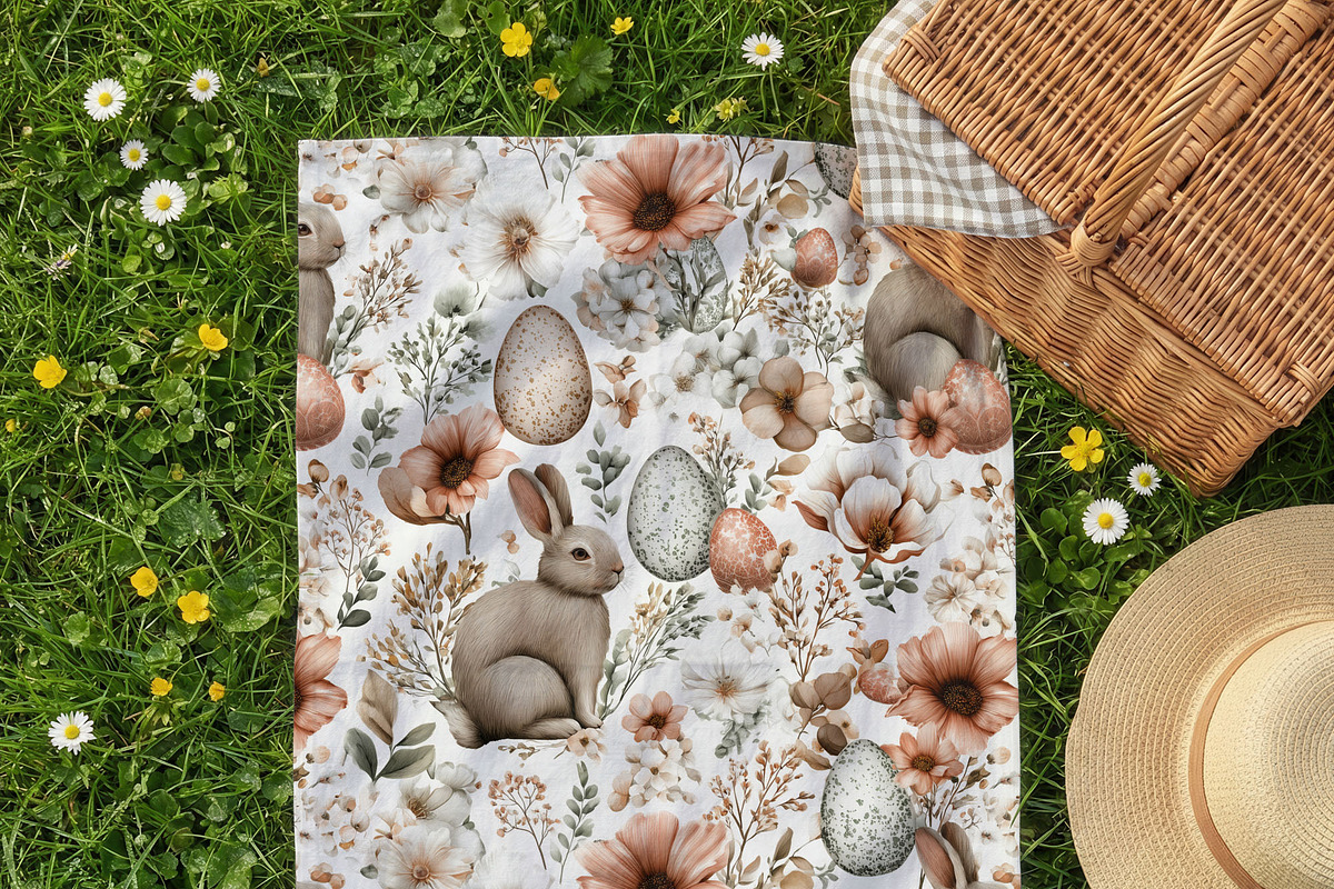 Picnic Tea Towel Mockup (PSD), a Household Mockup by 1001 mockups (Photo 9 of 18)