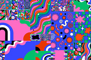 Funky Blob Font, a Sans Serif Font by Handmadefont (Thumbnail 16 of 17)