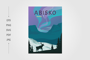 abisko national park in sweden, a Wallpaper Graphic by lawoel