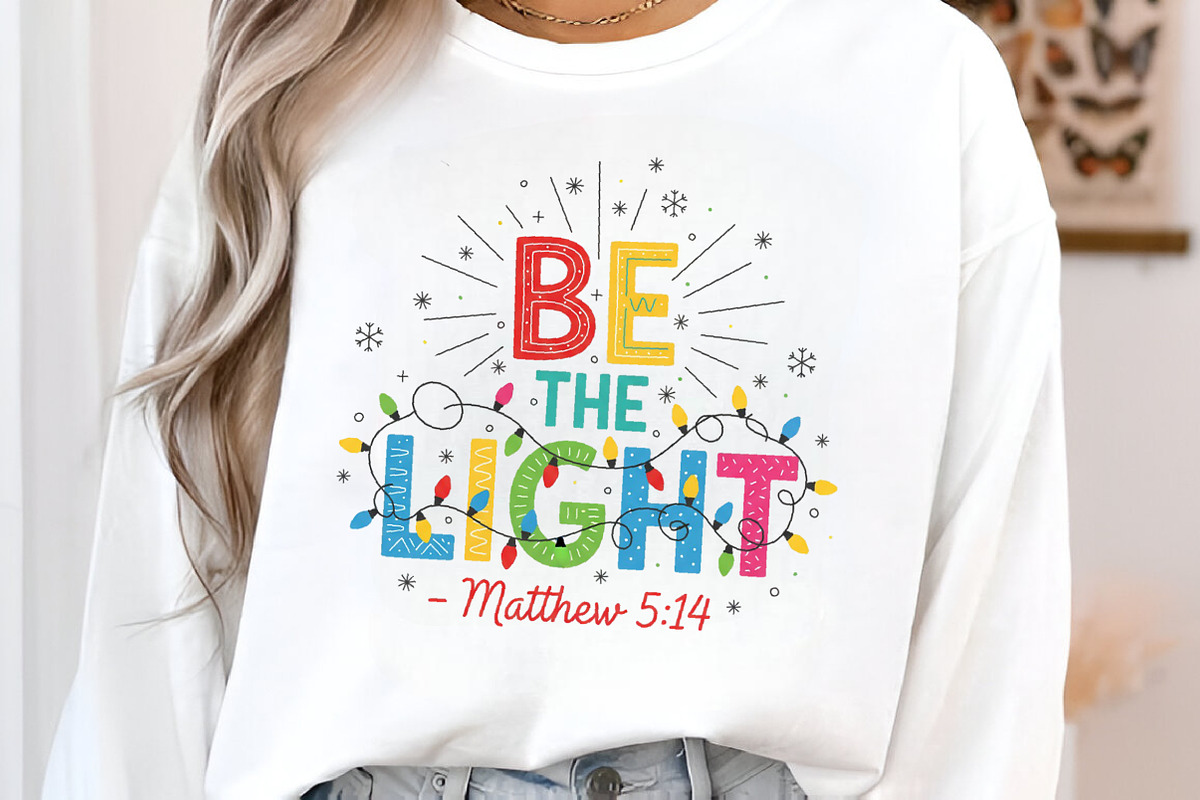 Christmas Light Be the Light Matthew, an Illustration by SinaCreation (Photo 5 of 7)