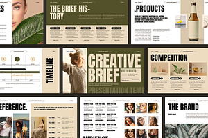 Creative Brief Presentation Template, a Presentation Template by E-Type