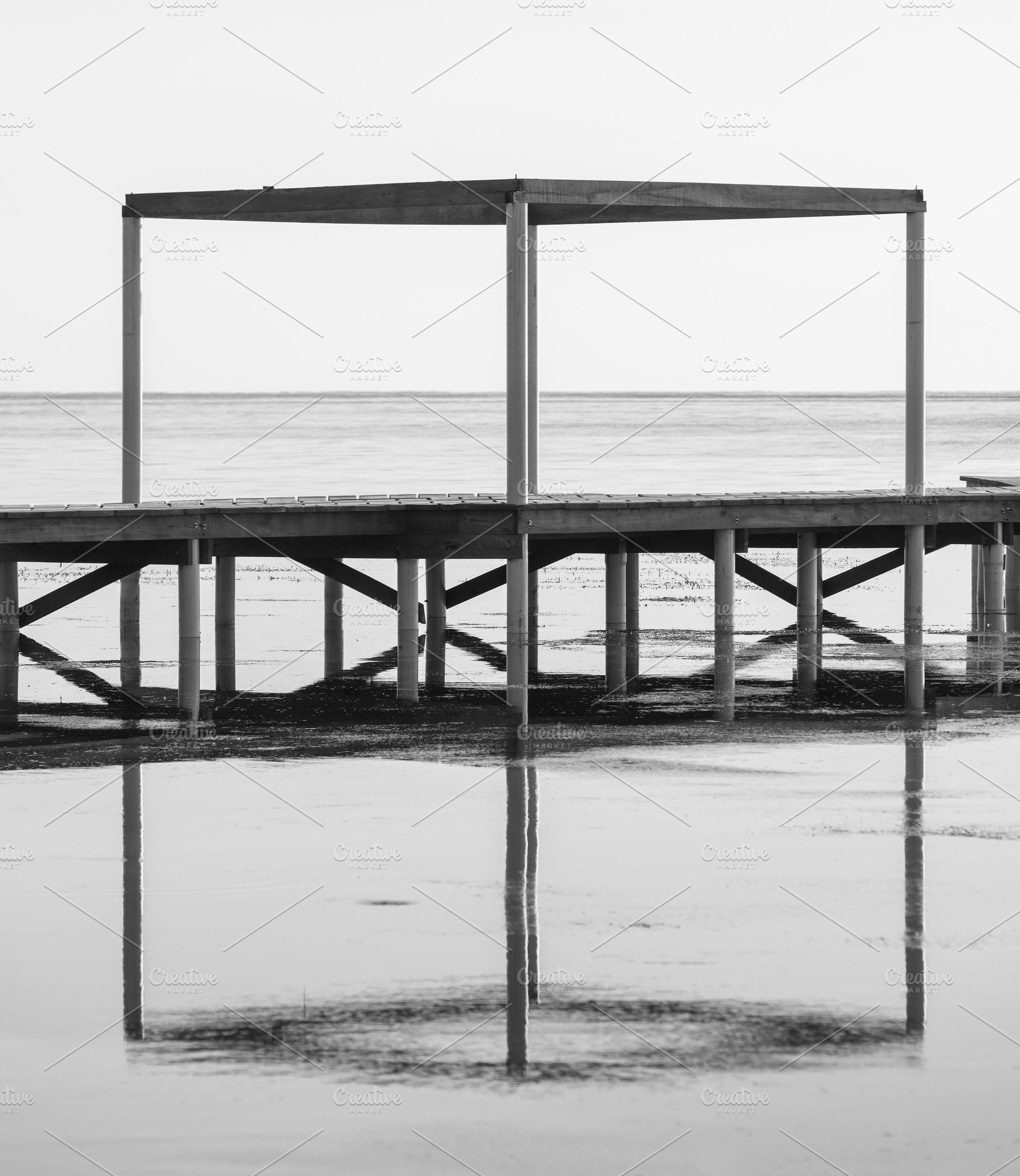 Black And White Abstract Background, an Abstract Photo by THP Creative