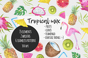 Tropical mix, a Decorative Illustration by Maria's little shop (Thumbnail 1 of 8)