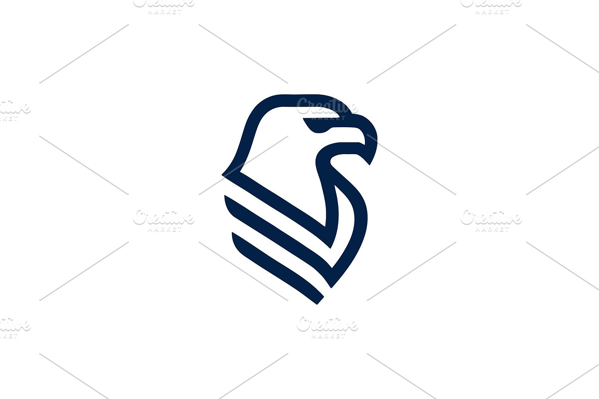 Eagle outline symbol Eagle