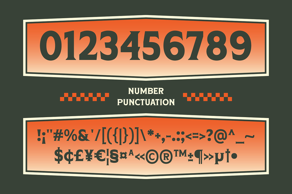 Crostea – Retro Display Serif Font, a Serif Font by Drizy (Photo 8 of 20)