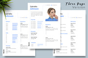 Creative Resume / CV - Gabriella, a Resume Template by Templates Design Co. (Thumbnail 4 of 17)