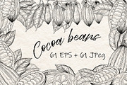 Cocoa Beans Vector illustration, a Food Illustration by Milla_Zelenyuk_art (Thumbnail 1 of 5)