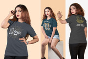 Female t-shirt Mockup-V-2-001, a Shirt Mockup by designvillage (Thumbnail 6 of 9)