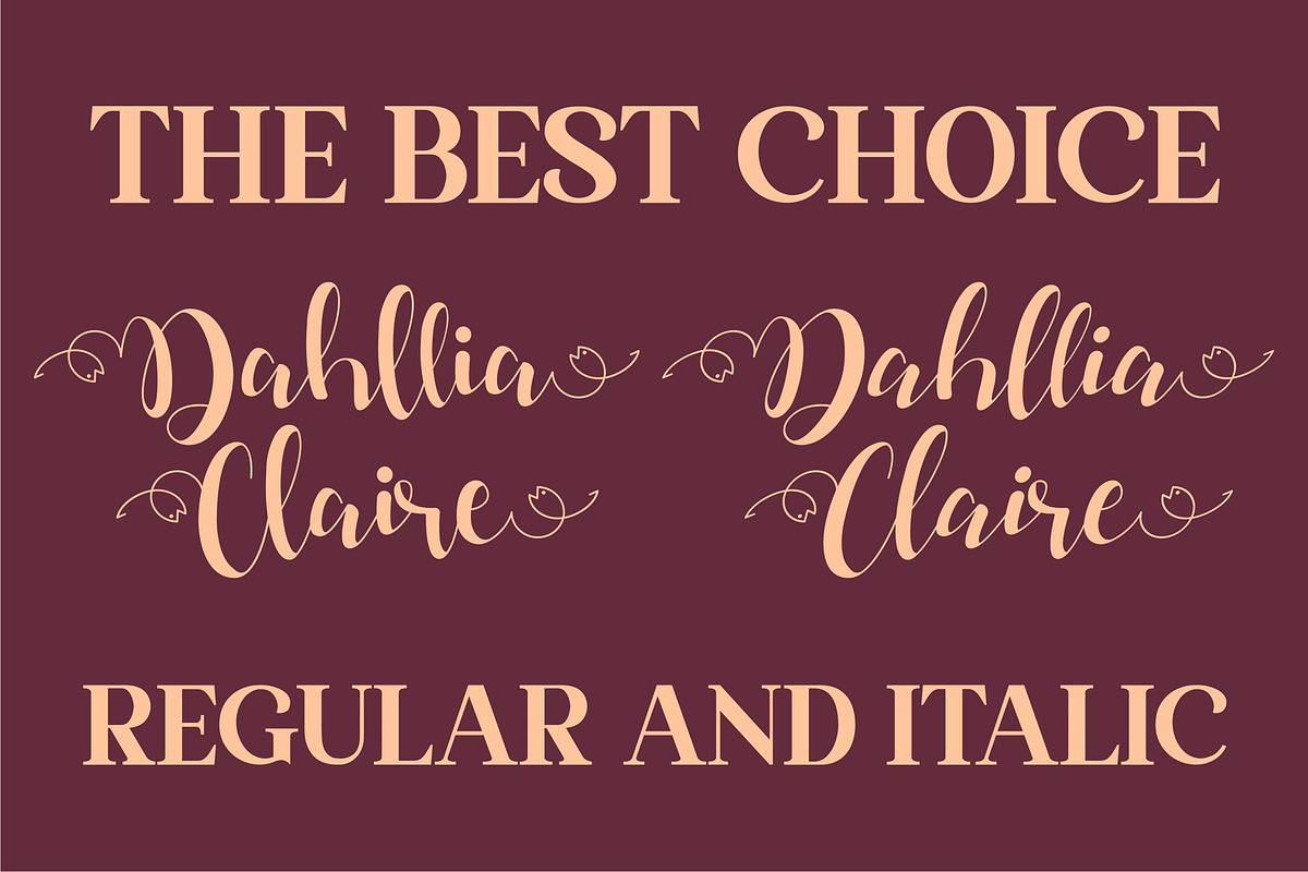 Dahllia Claire Script LS, a Script Font by GranzCreative (Photo 6 of 20)