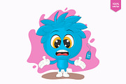 Surprised Cartoon Boy. Tshirt, PNG., a Person Illustration by KENO Mascots (Thumbnail 2 of 3)