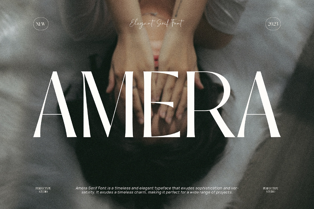Amera Elegant Serif Font Typeface, a Serif Font by Perfectype (Photo 1 of 7)