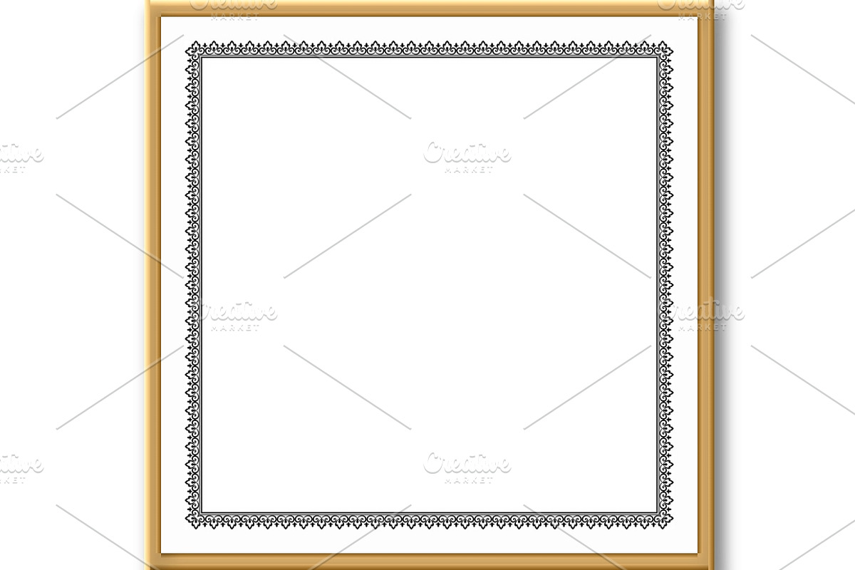Decorative floral frame, a Decorative Illustration by RODINA (Photo 2 of 3)