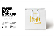 Paper Bag Mockup, an Apparel Mockup by mockupbuys (Thumbnail 1 of 3)