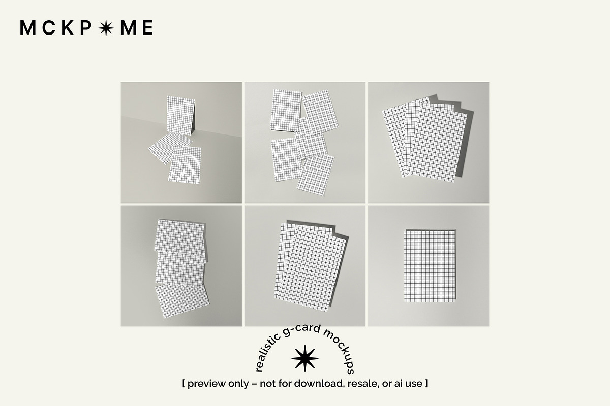 DIN A greeting card psd mockup set, a Merchandise Mockup by MCKP*ME (Photo 2 of 7)