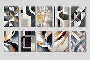 modern abstract painting wall art, a Decorative Illustration by Muzi pear studio (Thumbnail 11 of 12)