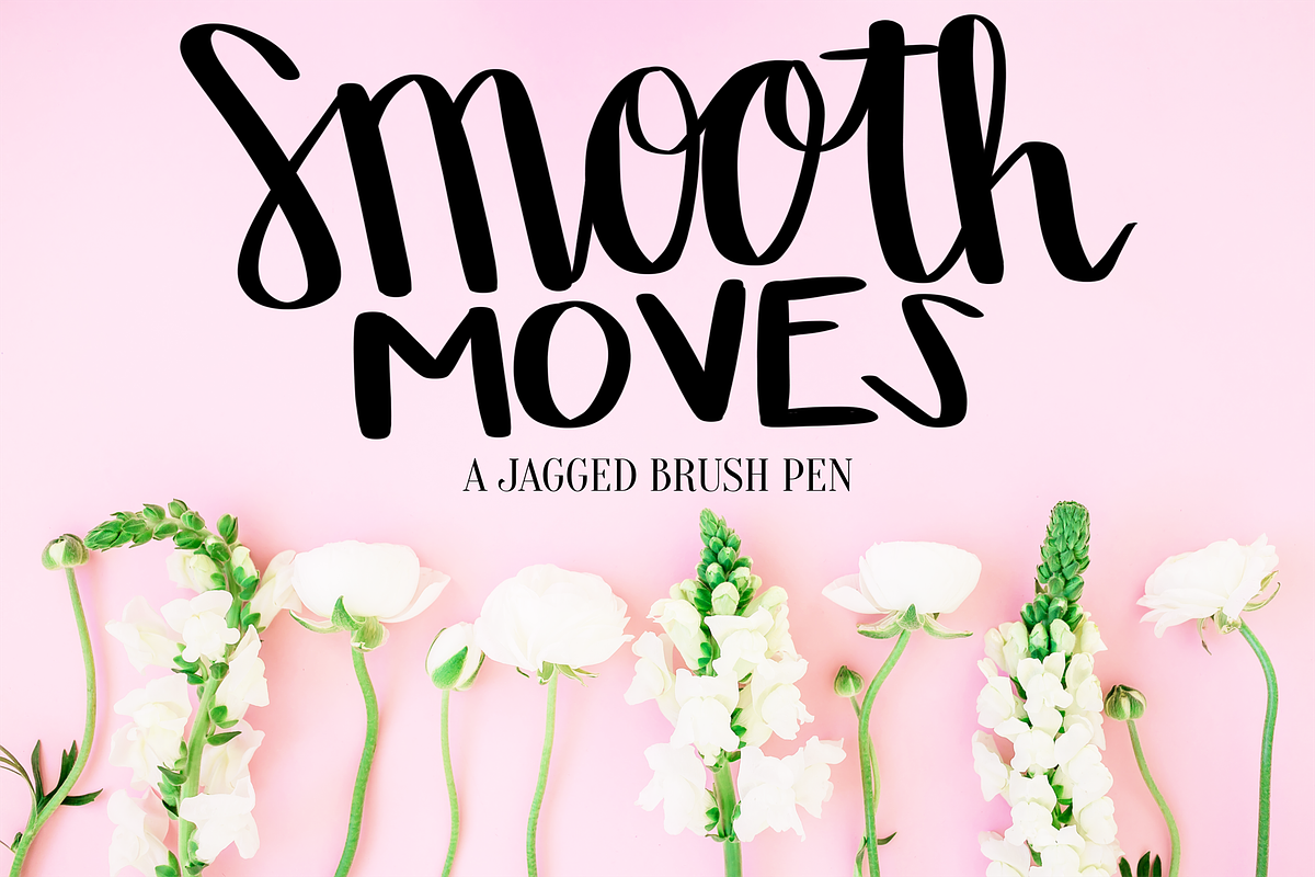 Smooth Moves Procreate Brush, a Brush Add-On by Nap Time Design Co.