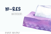 Watercolor Virus Clipart, a Healthcare Illustration by PaperSphinx (Thumbnail 3 of 3)