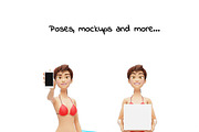 35 Promo Mock-Ups w/ Swimsuit Jenny, an iPad Mockup by Oleg Ribar (Thumbnail 3 of 30)