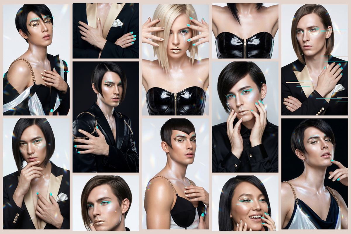 Chrome Glam, a Beauty & Fashion Photo by AI Petr Creative Agency (Photo 4 of 7)