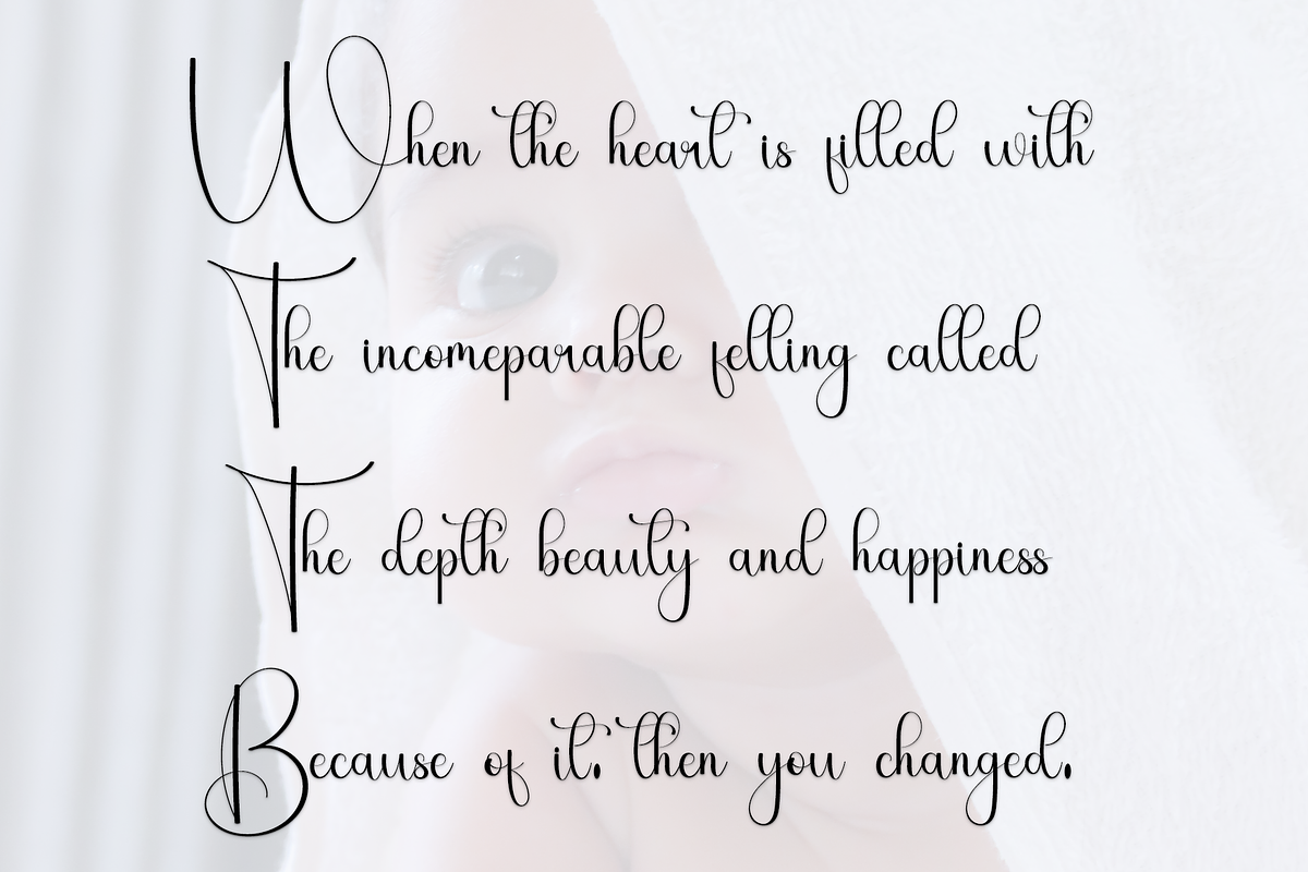 Babydoll, a Handwritten Font by InermediaSTUDIO (Photo 3 of 7)