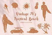 Summer Tropical Beach 70's, an Illustration by Hanazumi (Thumbnail 2 of 14)